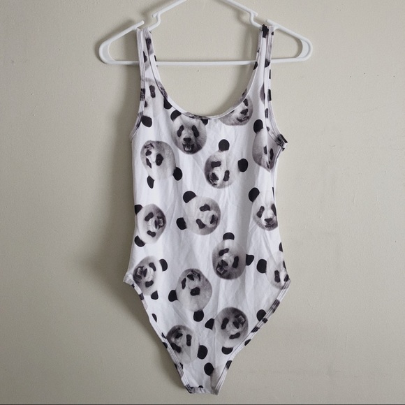 Size S, Forever 21, Panda Bodysuit - Picture 2 of 4